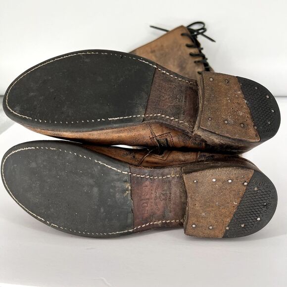 BED STU Manchester Cobbler Series Boots US 7 Leather Riding Tall Boot Distressed - Picture 12 of 14